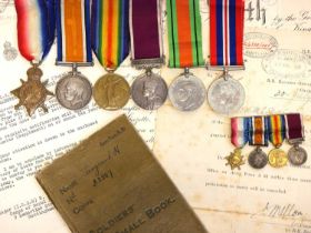 Medal set for Harry Sargeant Royal Engineers 32887, including British War Medal 1914-1918, Victory