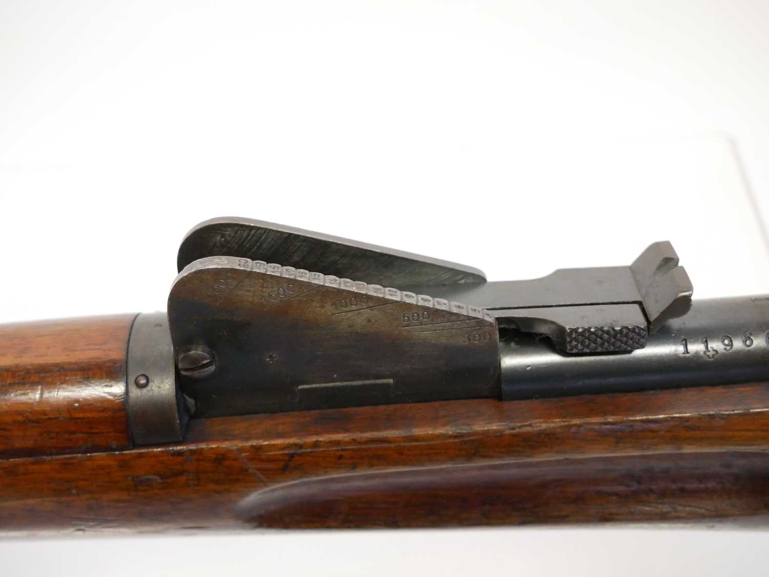 Schmidt Rubin 1889 7.5x 53.5mm straight pull rifle, matching serial numbers 119667, with 30" barrel, - Image 15 of 20