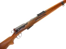 Schmidt Rubin 1896 7.5mm straight pull rifle, matching serial numbers 310634 to barrel, receiver,