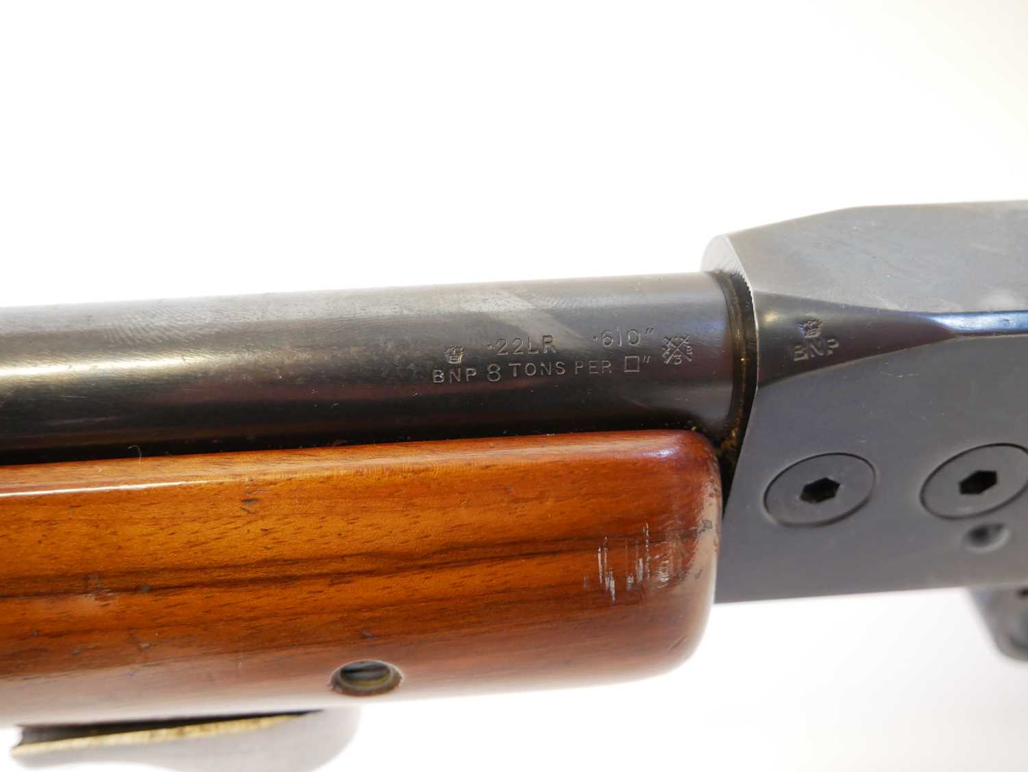 BSA International .22lr Martini target rifle, serial number FG0963, 28 inch barrel, fitted with - Image 11 of 12