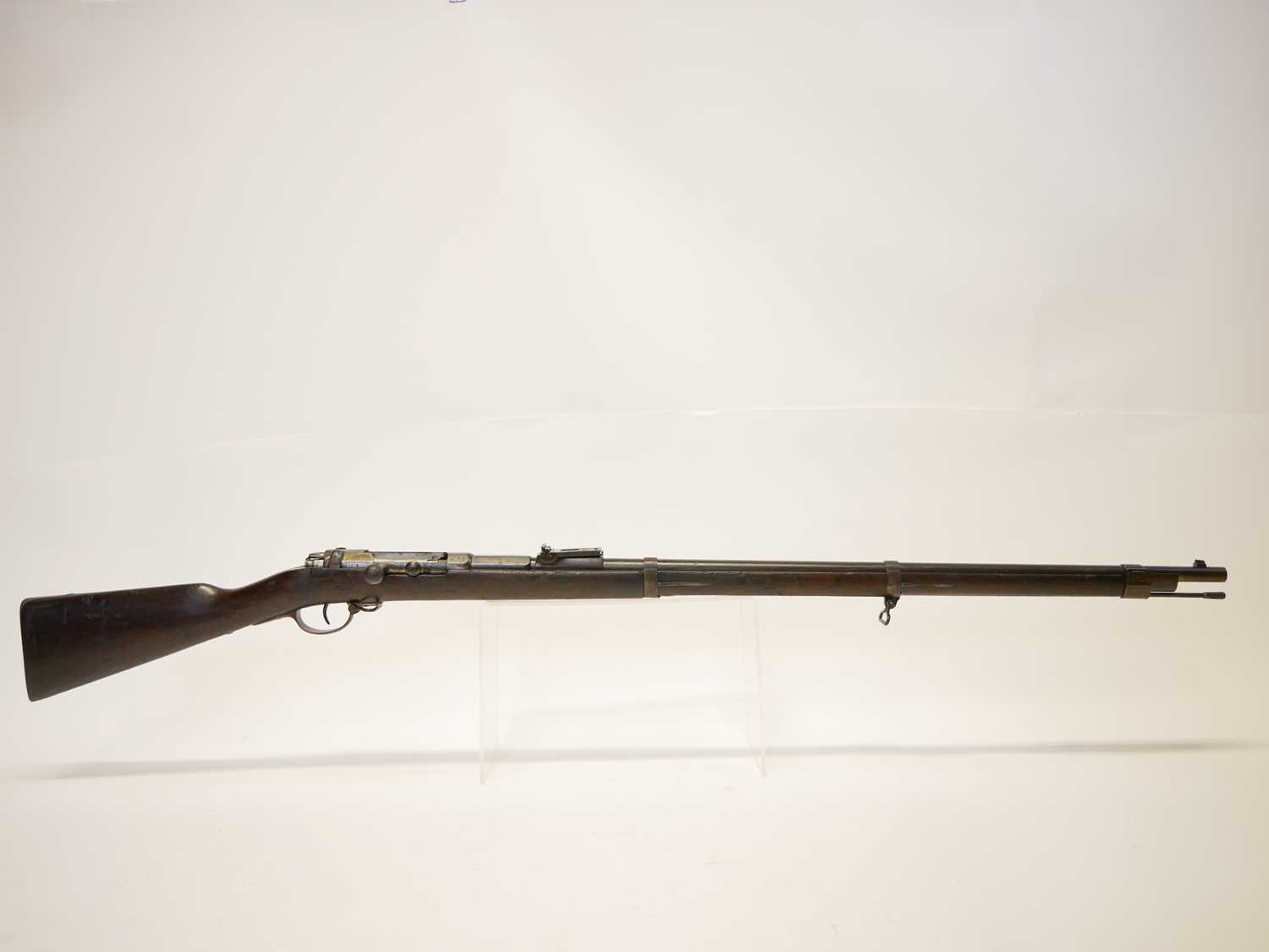 Mauser 1871 pattern 11x60R bolt action rifle, serial number 6770L, 33inch barrel secured by three - Image 2 of 20