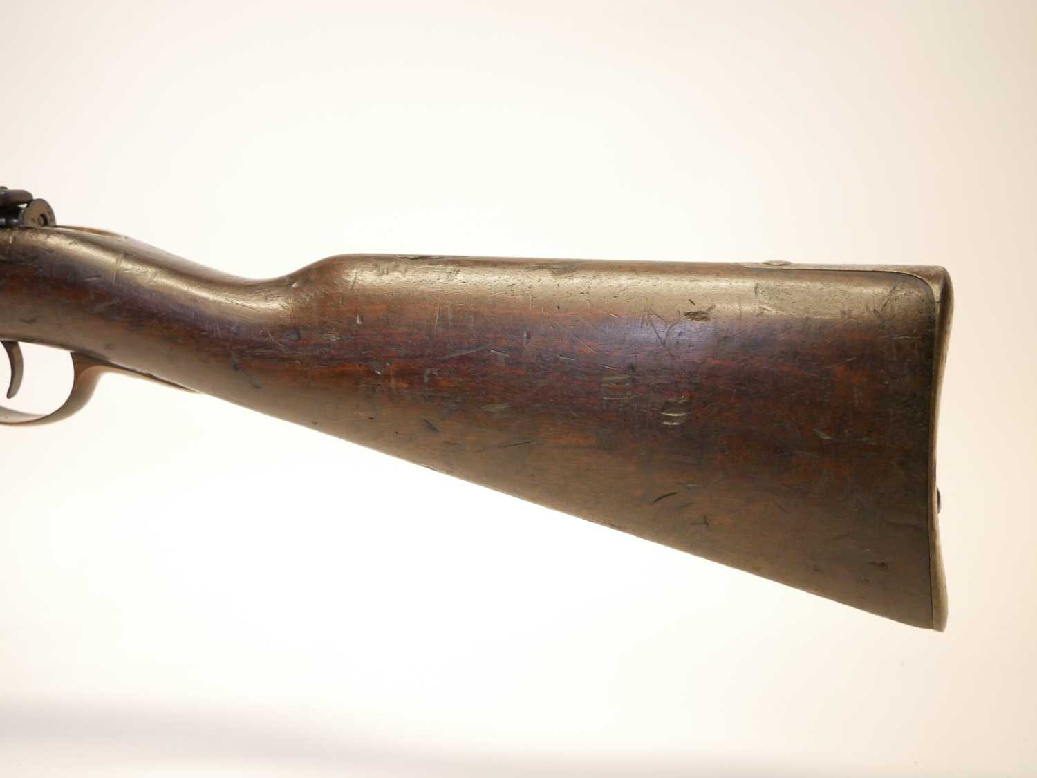 Mauser 1871 pattern 11x60R bolt action rifle, serial number 6770L, 33inch barrel secured by three - Image 14 of 20