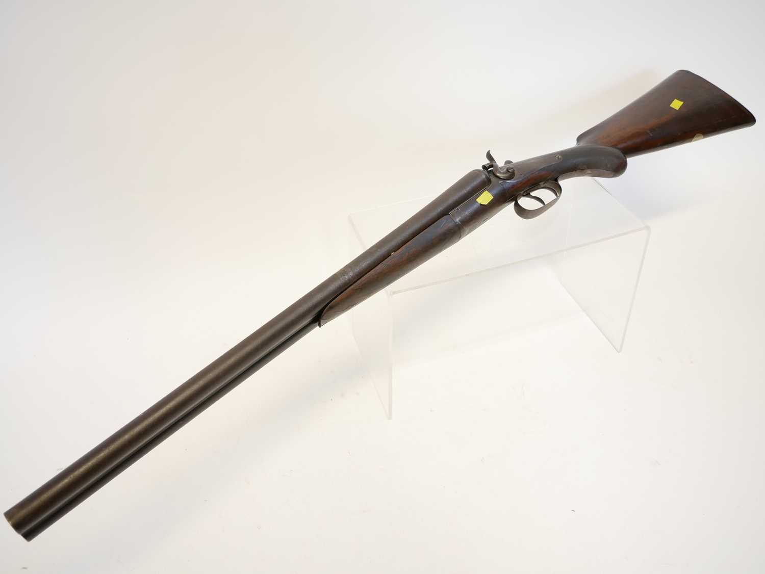 Deactivated 12 bore side by side shotgun with 21inch barrels, serial number 5105. Deactivated to - Image 9 of 14