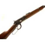 Deactivated Winchester 1892 .44 lever action saddle ring carbine 20 inch barrel, serial number
