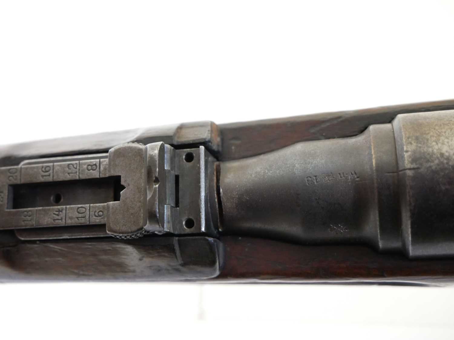 Deactivated Steyr M95 8mm straight-pull carbine, serial number 4610R, 20inch barrel, unit mark - Image 14 of 16