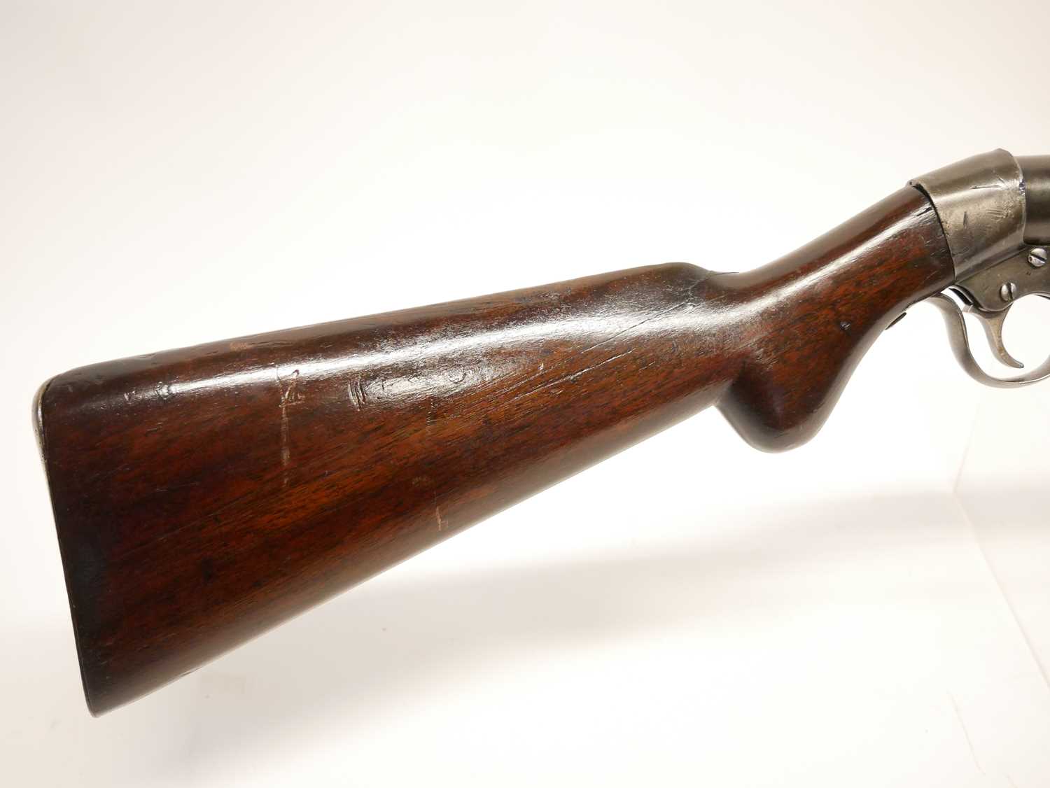 Lane Brothers 'Musketeer' .177 break barrel air rifle, 20 inch sighted octagonal to round barrel, - Image 3 of 15