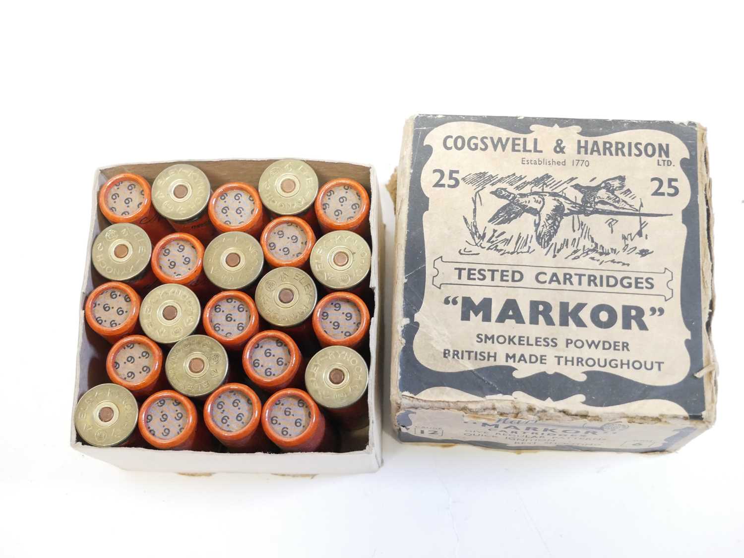 Vintage 12 bore shotgun ammunition, to include ten boxes, and two part boxes, 287 rounds in total, - Image 5 of 11