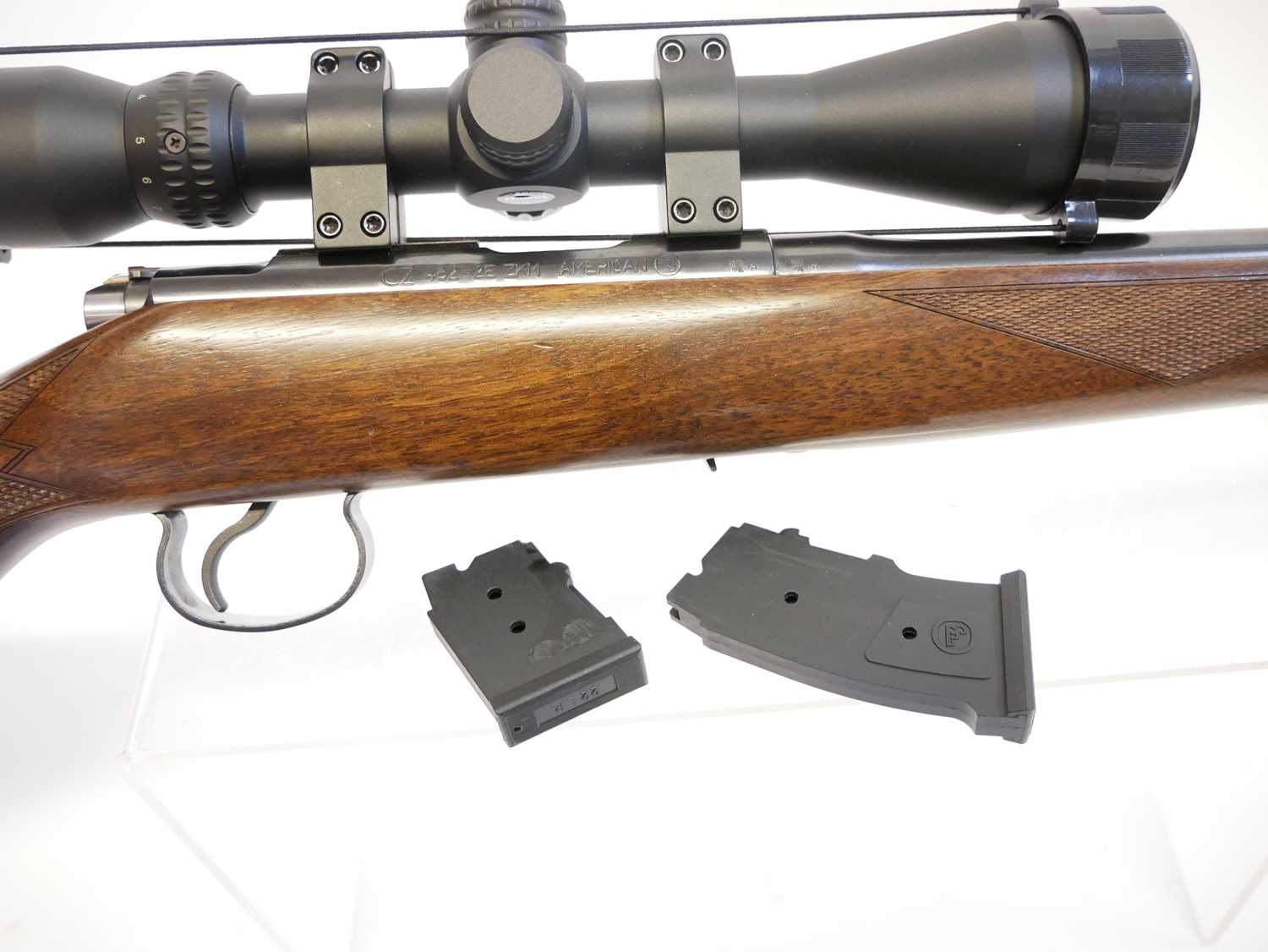 Left hand CZ 452-2E ZKM .22lr bolt action rifle, serial number A419039, 22inch barrel, ten and - Image 12 of 12