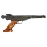 Original Model 6 .177 air pistol, ACTION REQUIRES ATTENTION, serial number 28335. 7inch break