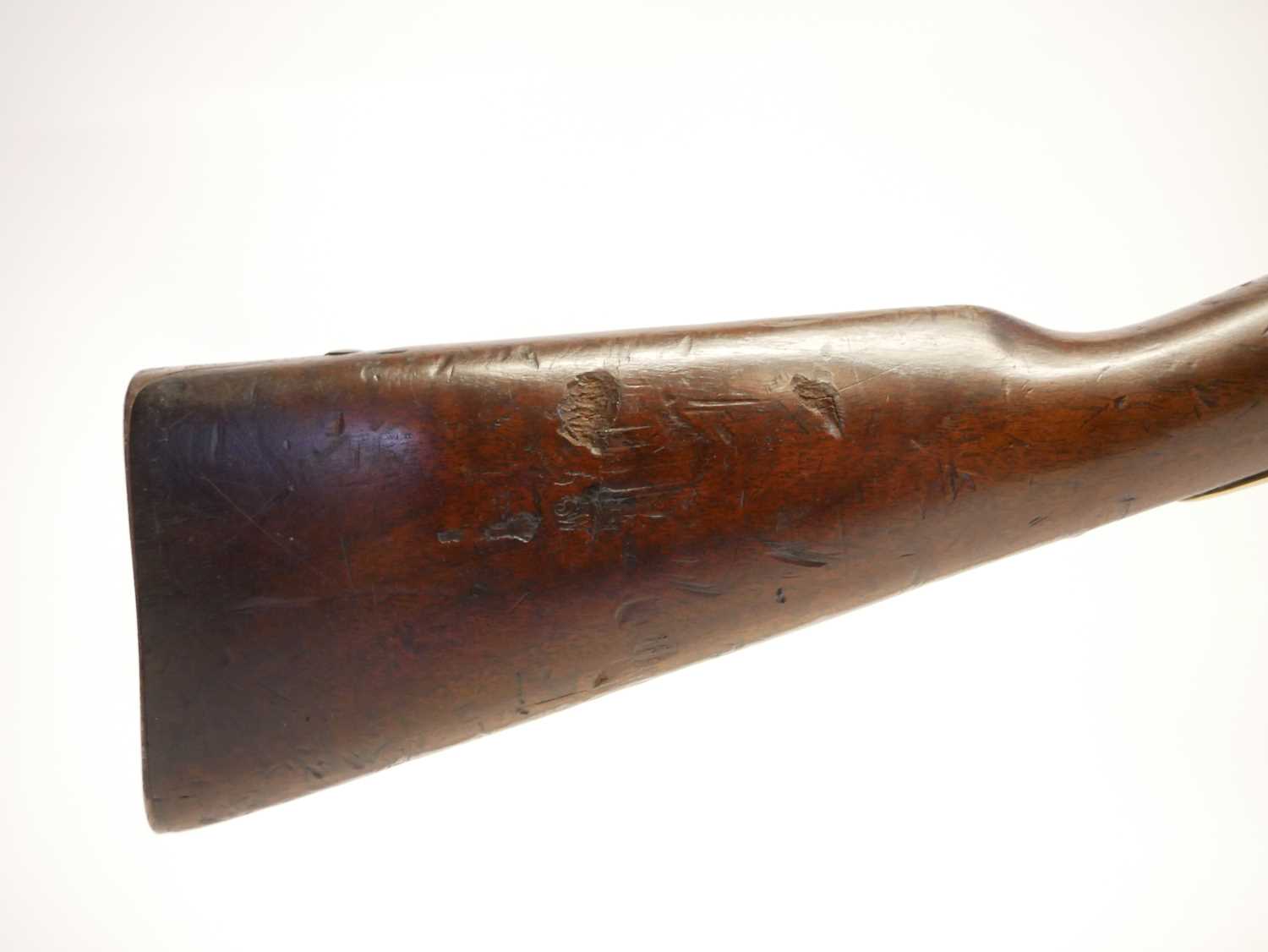 Mauser 1871 pattern 11x60R bolt action rifle, serial number 7537F, 33inch barrel secured by three - Image 4 of 18