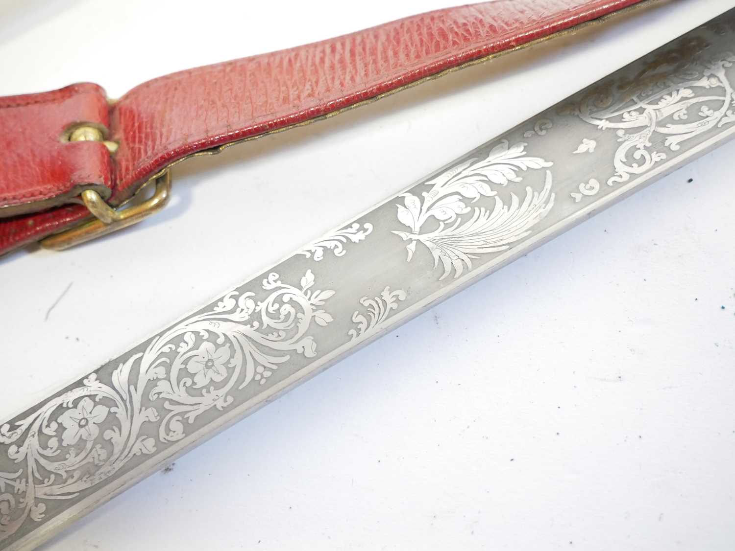 Victorian 1831 pattern general officer's Mameluke or sword, 32inch blade with retailer Poole & Co. - Image 13 of 19