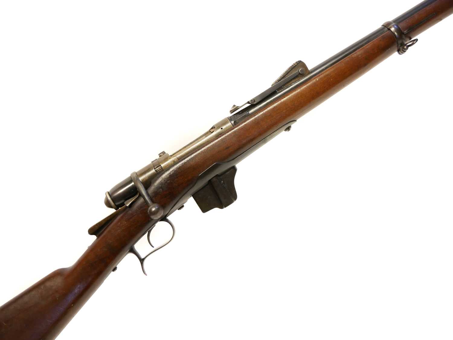 Italian Vetterli M.1870/87 10.35x47R bolt action rifle, serial number 5778, 33.5inch barrel fitted