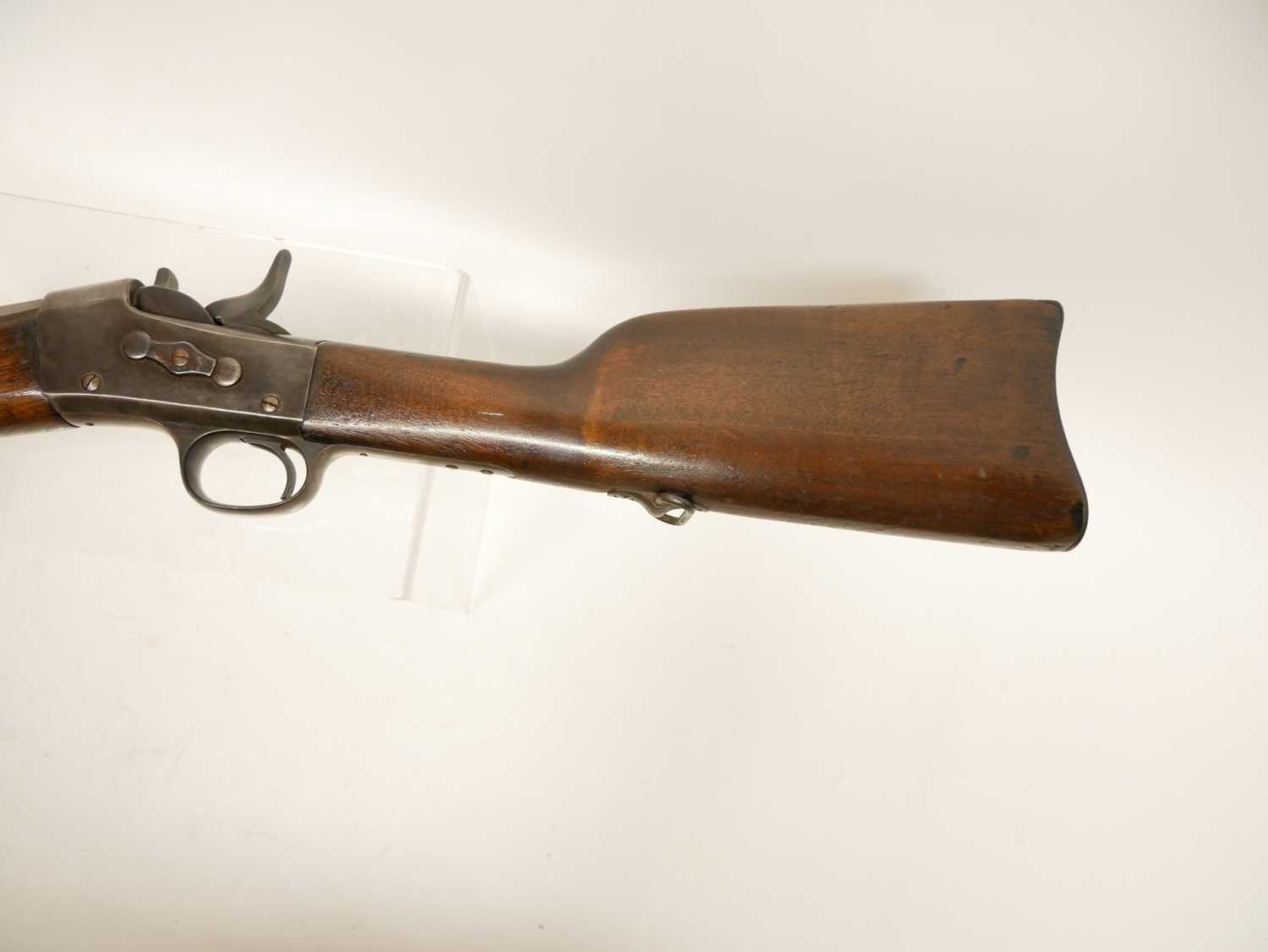 Remington .43 Spanish rolling block carbine, converted from a full length rifle, 20 inch barrel, - Image 11 of 13