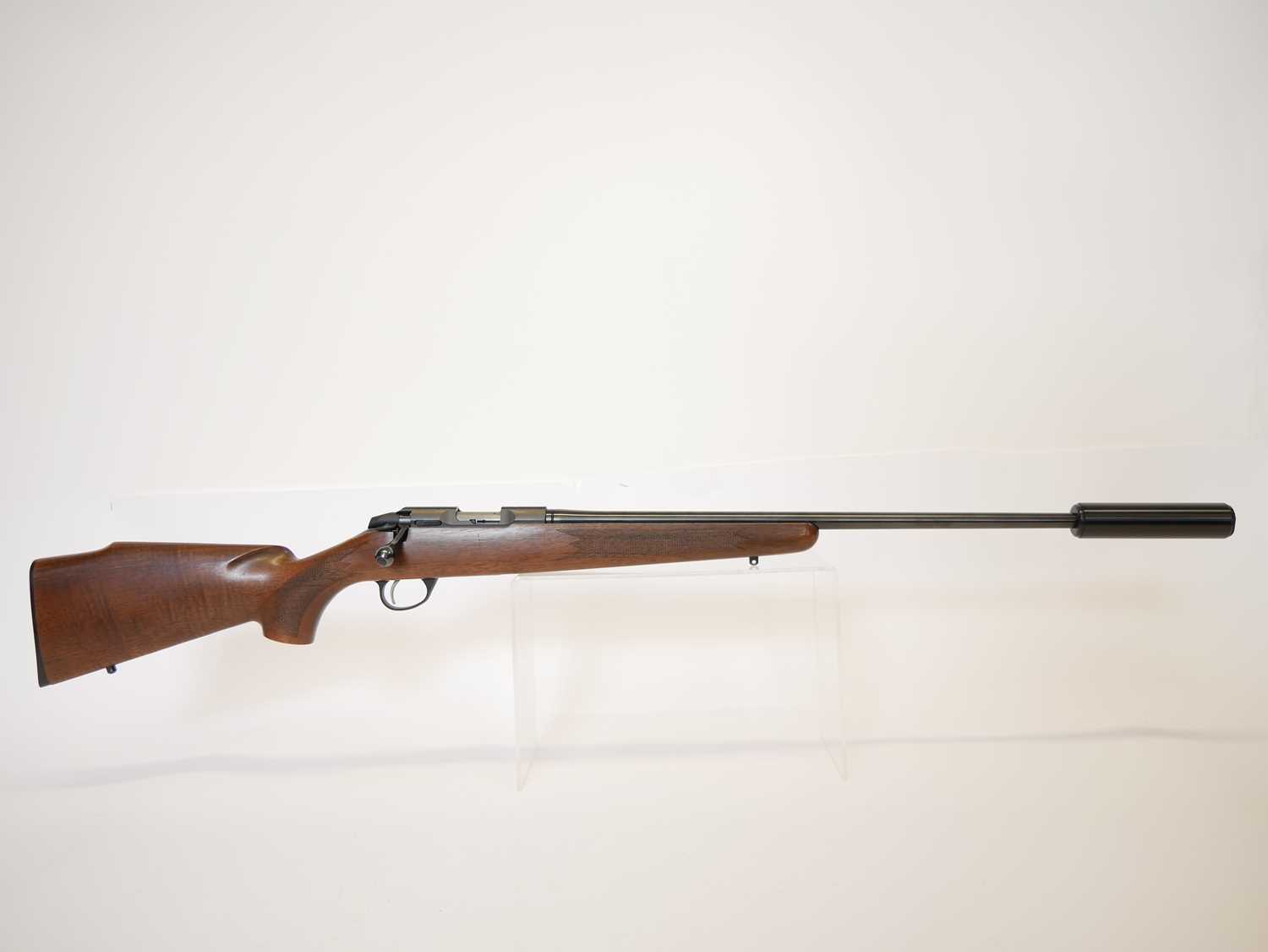 Sako PO4R .17HMR bolt action rifle with moderator, serial number H95182, 21.5inch barrel, - Bild 2 aus 12