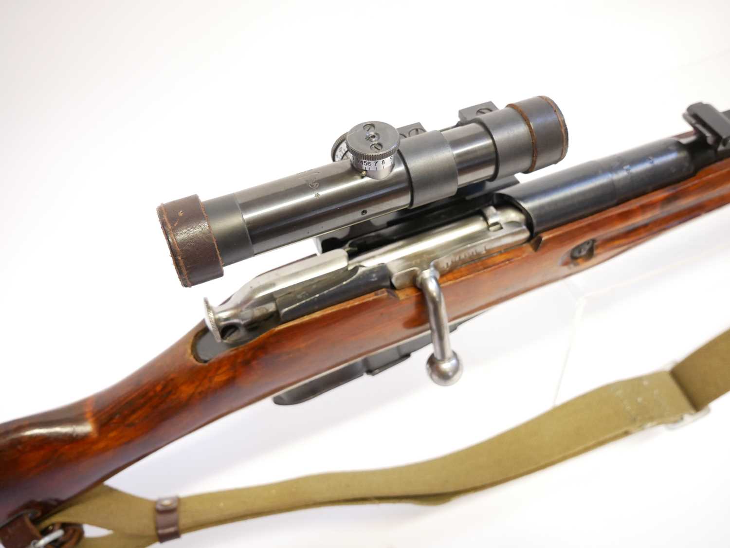 Izhevsk Mosin Nagant 7.62x54R bolt action rifle built up to be a sniper rifle, serial number K3181 - Image 6 of 19