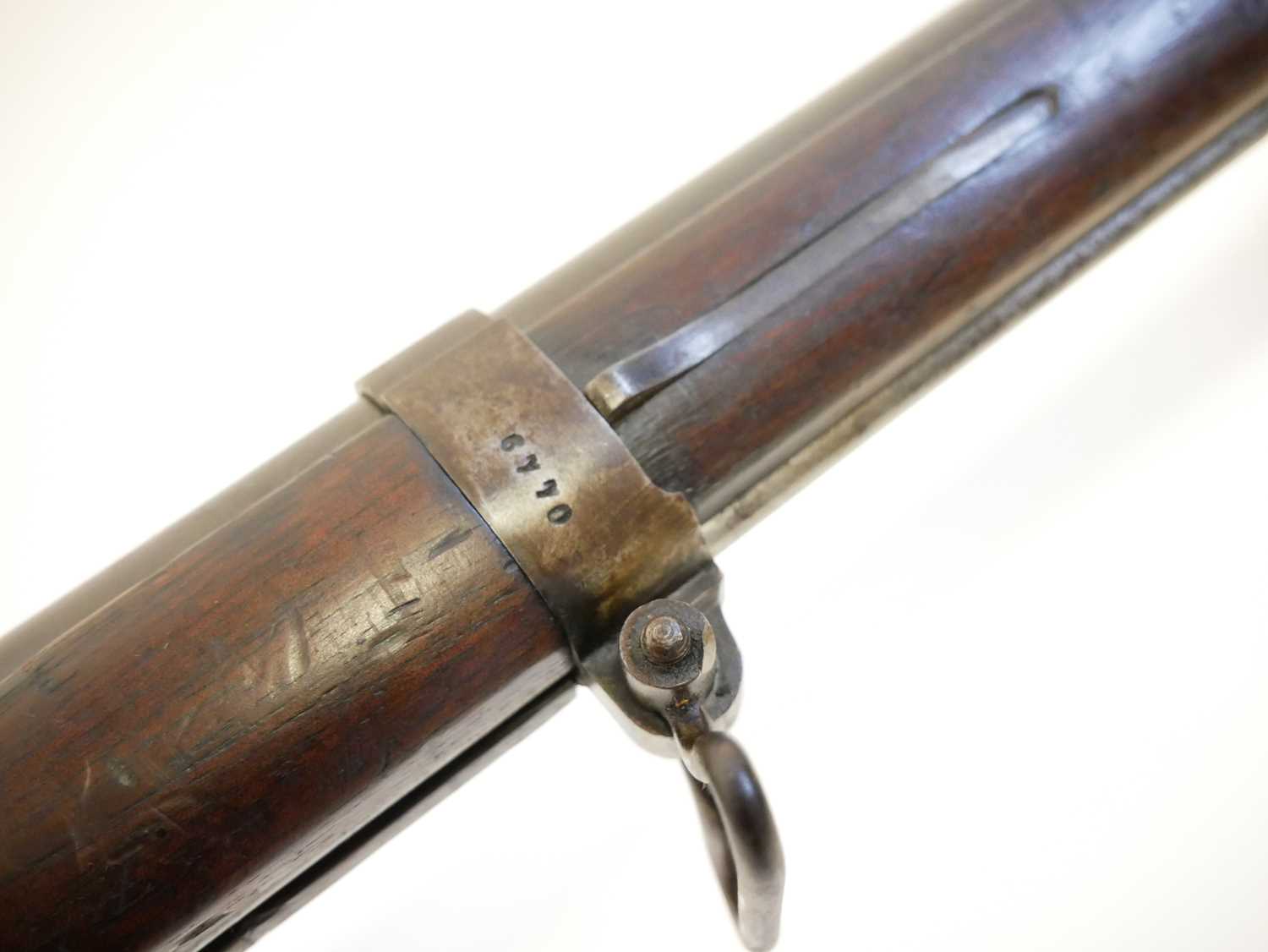 Mauser 1871 pattern 11x60R bolt action rifle, serial number 6770L, 33inch barrel secured by three - Image 10 of 20