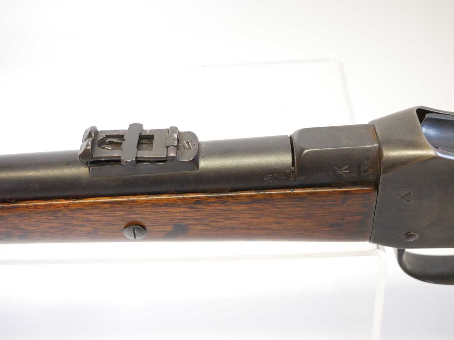 Enfield Martini Henry 577/450 Cavalry Carbine IC1, with 20.5 inch barrel (saw cut to the breech) - Image 16 of 18