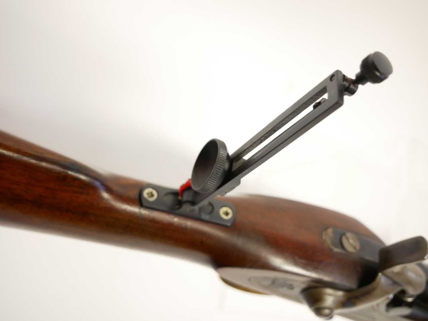 Parker Hale percussion muzzle loading .577 / .58 rifle, serial number 5214, 33 inch barrel with five - Image 5 of 11