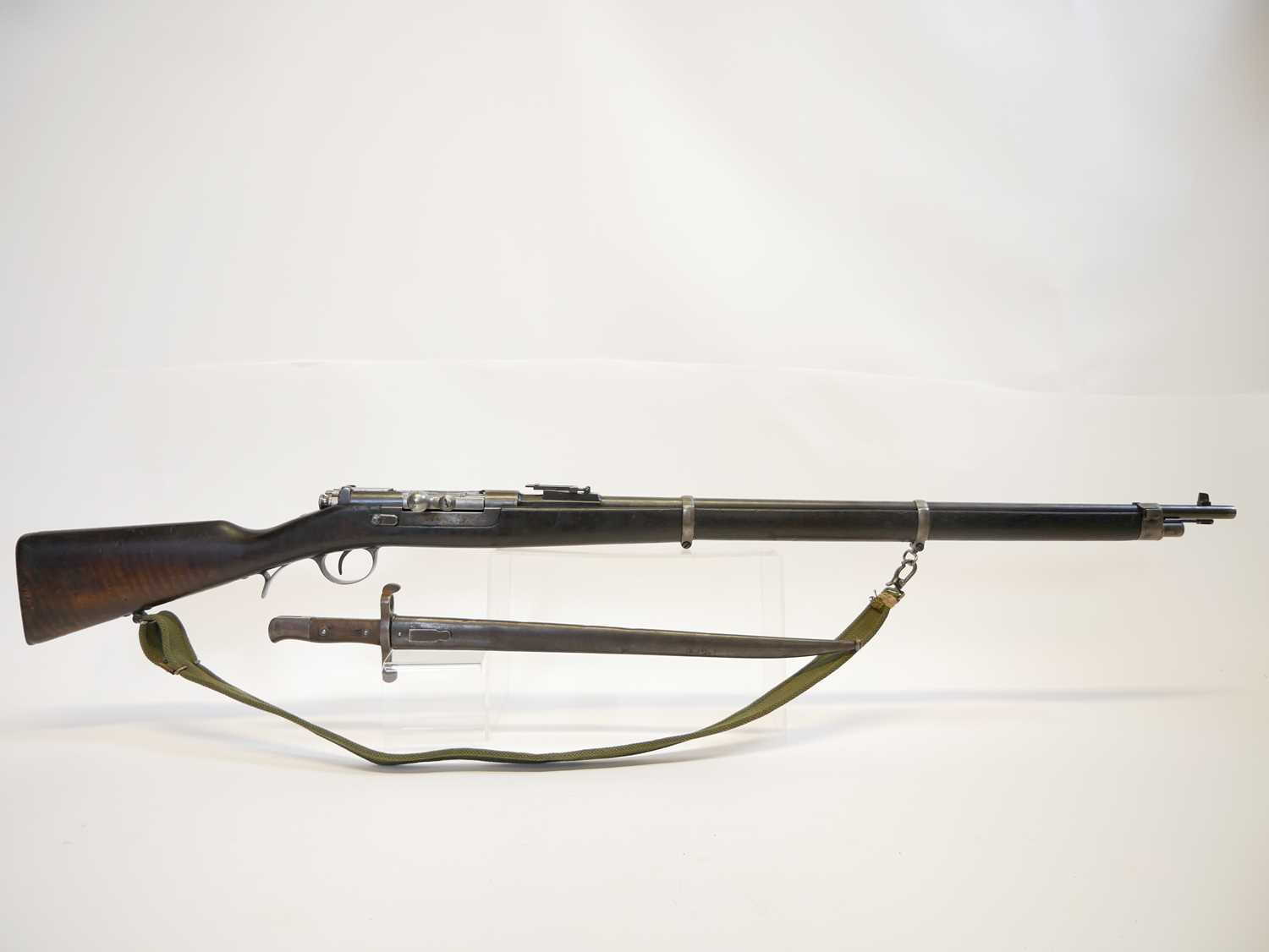 Steyr 8x60R M.1886 Portuguese Kropatschek bolt action rifle, serial number T460 (various other - Image 2 of 20