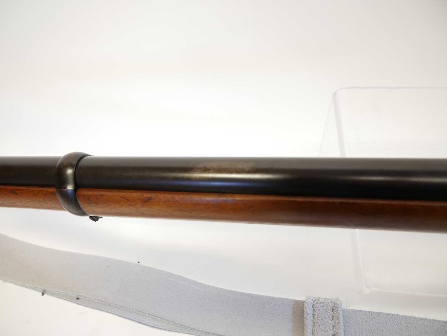 Enfield MkII* three band.577 Snider rifle, 36inch barrel fitted with bayonet lug and folding - Image 16 of 17