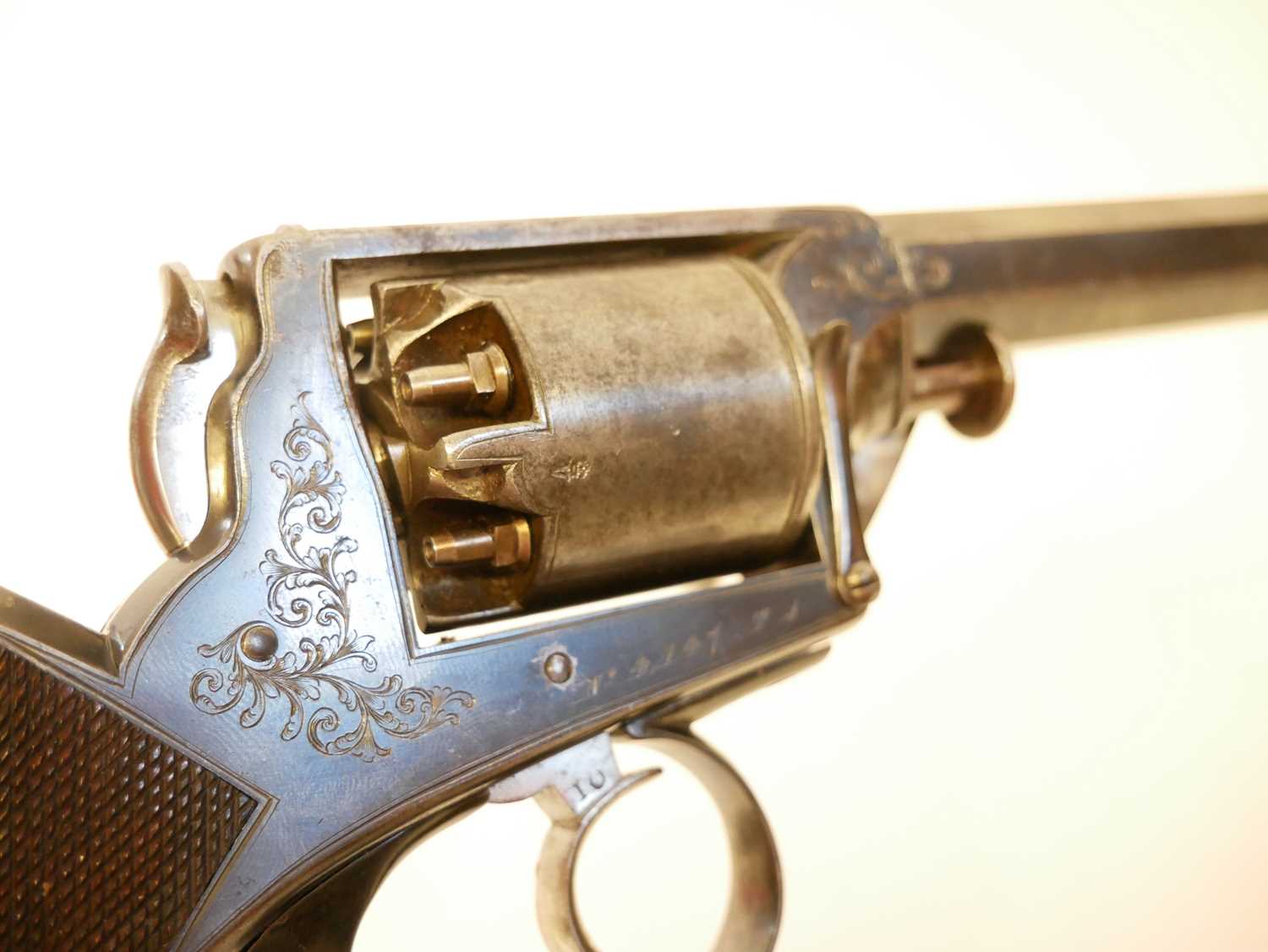 Cased 54 bore percussion revolver - Image 10 of 21