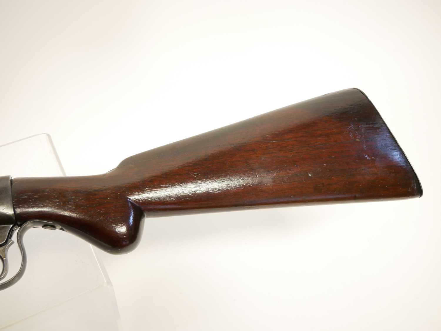 Lane Brothers 'Musketeer' .177 break barrel air rifle, 20 inch sighted octagonal to round barrel, - Image 9 of 15