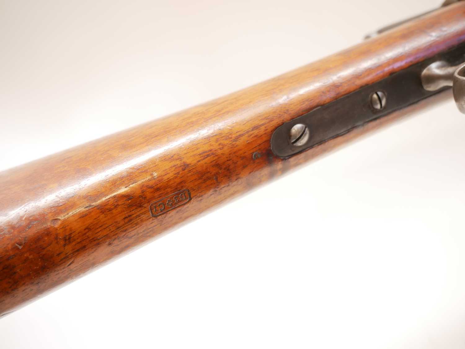 Swiss Vetterli M81 .41 Swiss centrefire bolt action rifle, 32inch barrel secured by one band and - Image 7 of 17