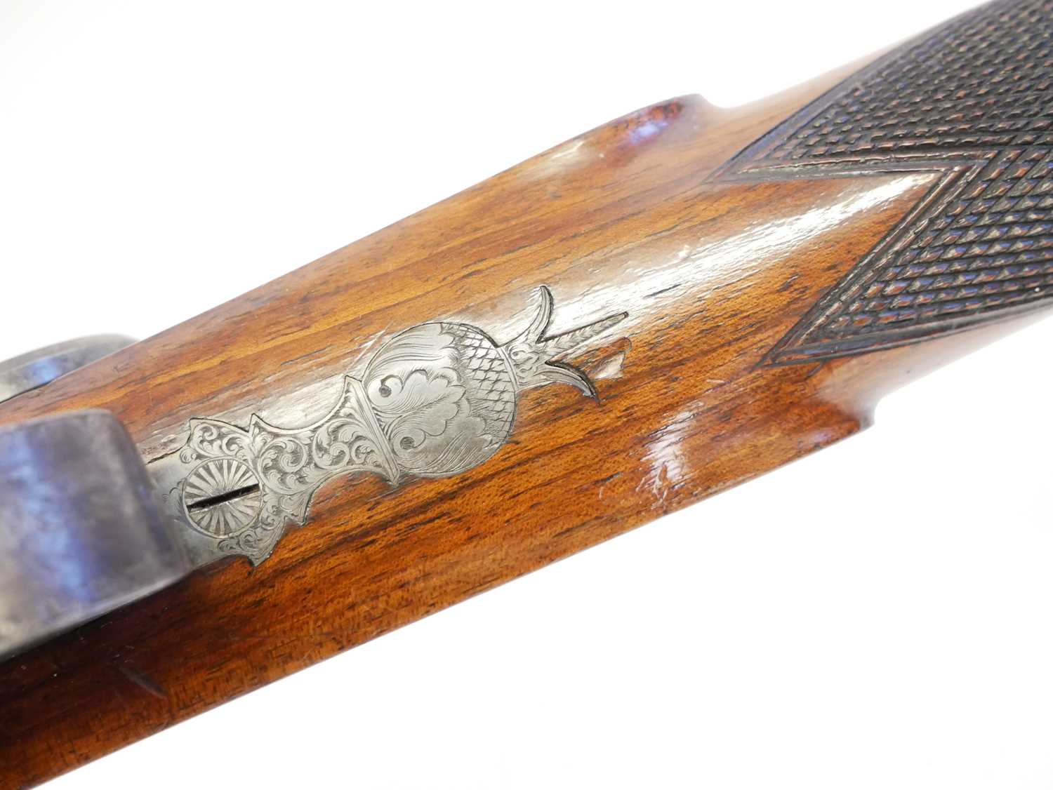 Robert Watmouth of Manchester 14 bore single barrel percussion shotgun, serial number 1033, 31.5 - Image 7 of 15