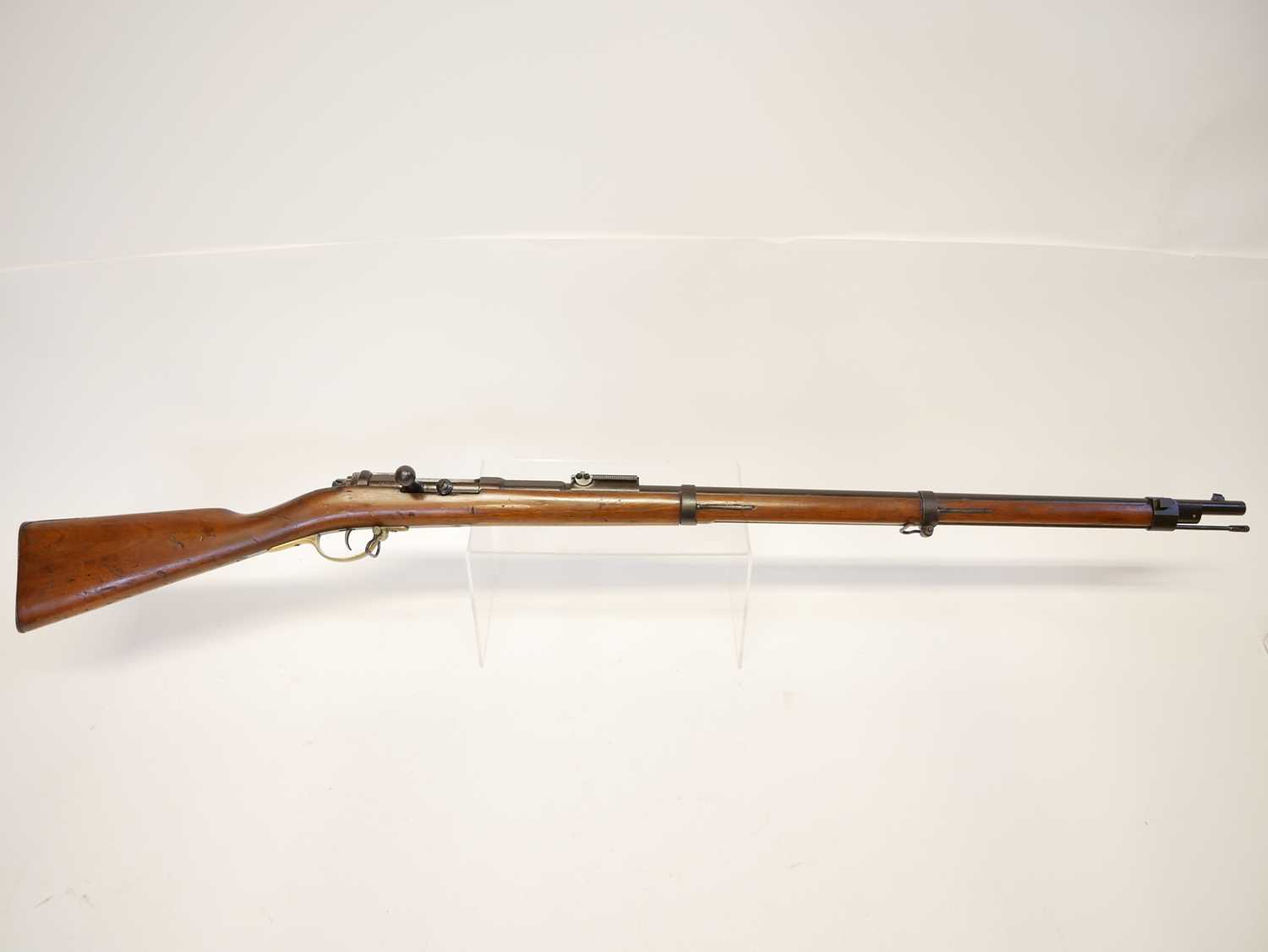 Rare British manufactured Mauser 1871 pattern 11x60R bolt action rifle, serial number 8177D, - Image 2 of 21