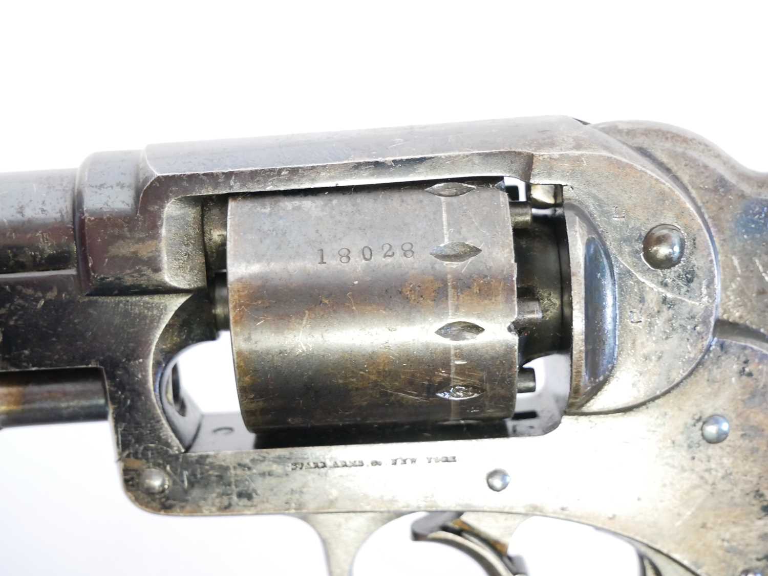 Starr Arms .44 model 1858 percussion double action revolver, serial number 8269 to cylinder only, - Image 14 of 14