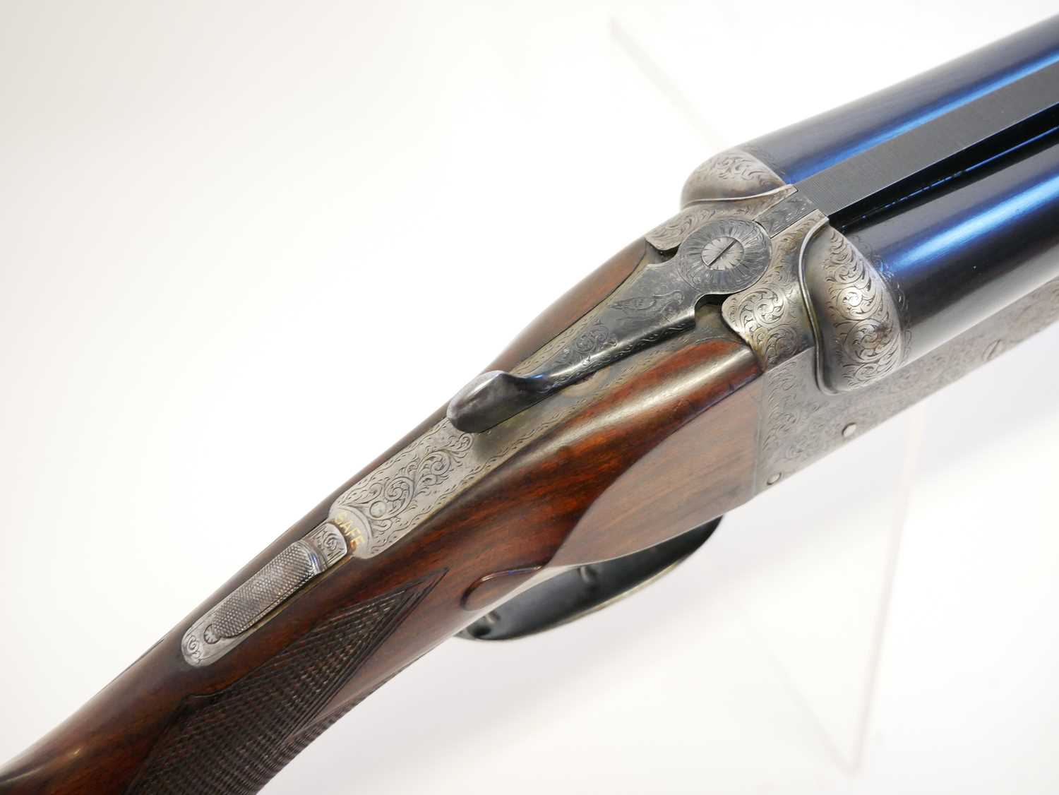 I.M. Crudgington of Bath 12 bore side by side shotgun, serial number 1400, 30 inch barrels with 3" - Image 5 of 17