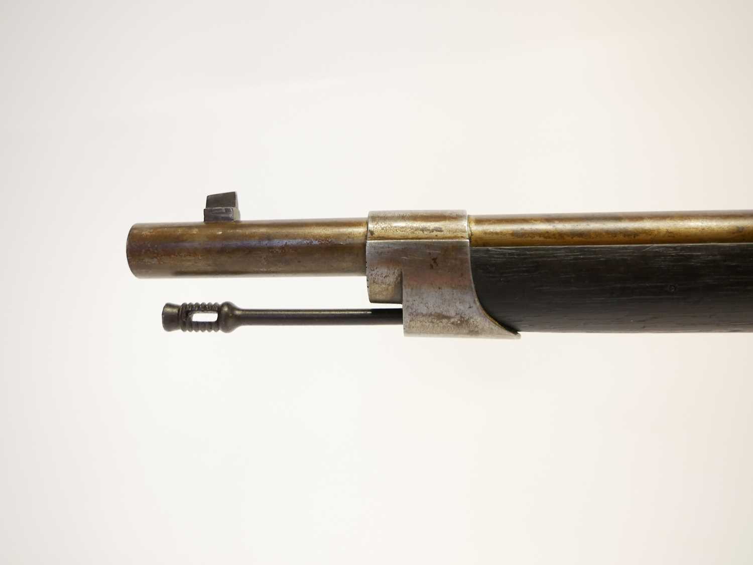 Dutch Beaumont-Vitali 1871/88 11mm bolt action rifle, serial number 46, 32inch barrel with tangent - Image 14 of 14