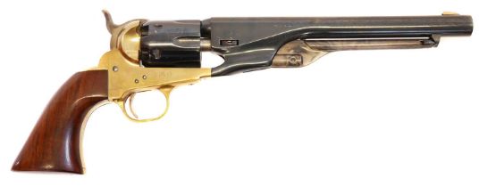 Pietta .36 percussion muzzle loading Colt Navy type revolver, serial number 410412, 8inch barrel,