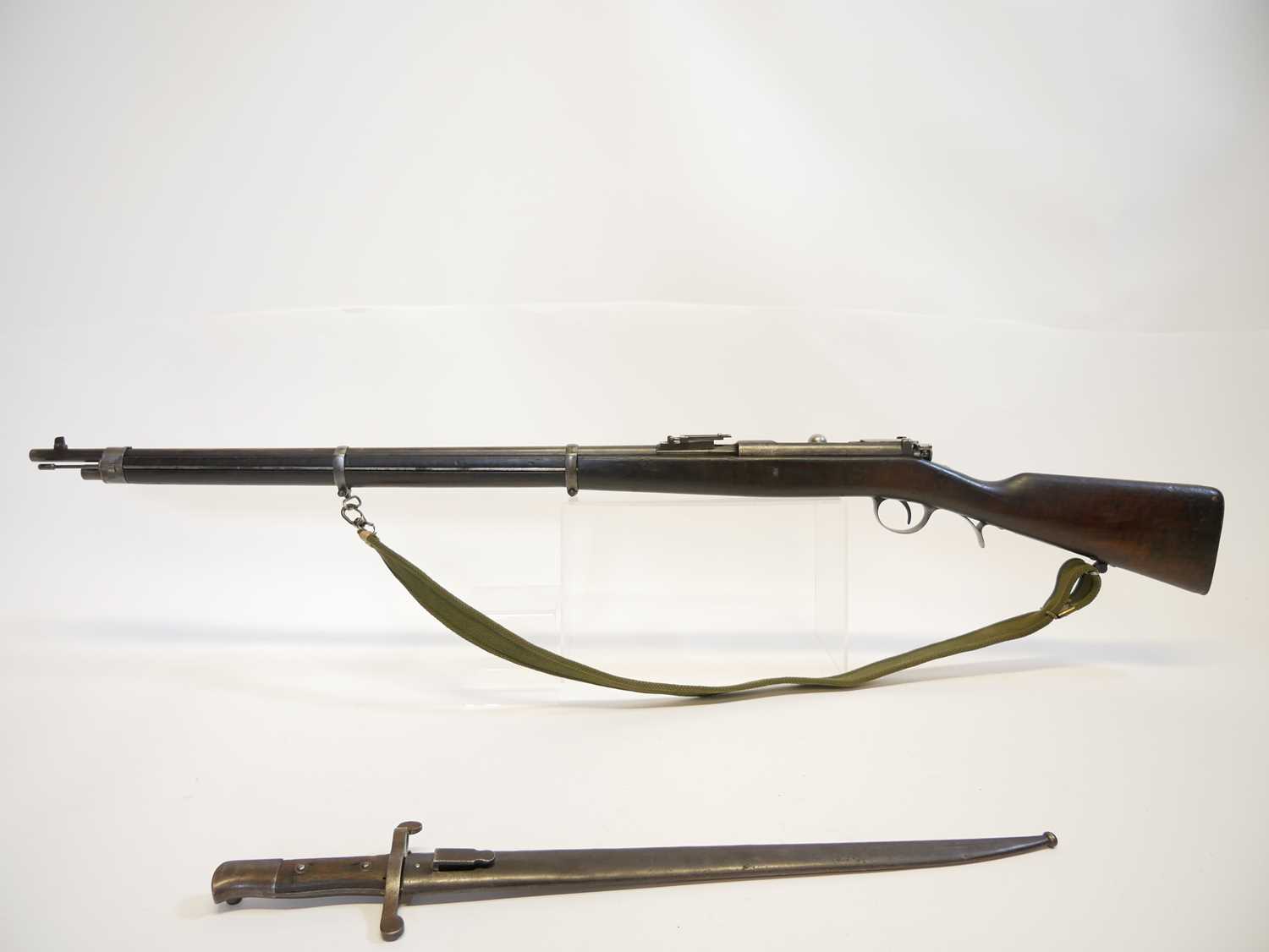 Steyr 8x60R M.1886 Portuguese Kropatschek bolt action rifle, serial number T460 (various other - Image 15 of 20