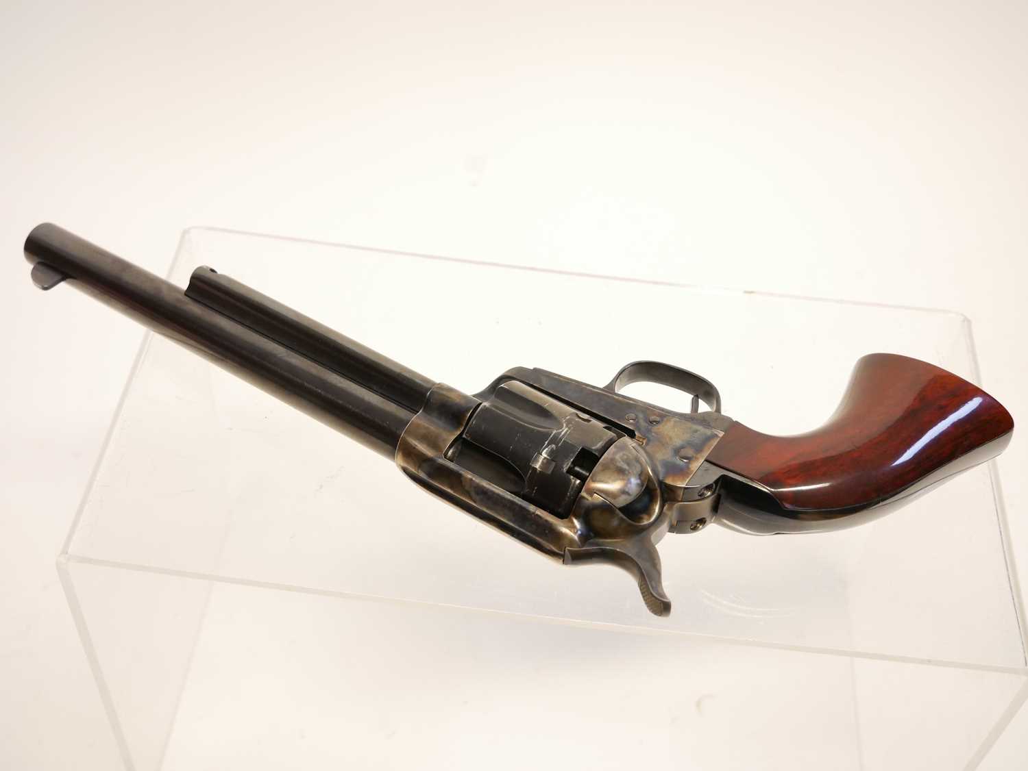 Uberti .44 percussion muzzle loading cattleman revolver, serial number UG0263, 7.5inch barrel, - Image 4 of 10
