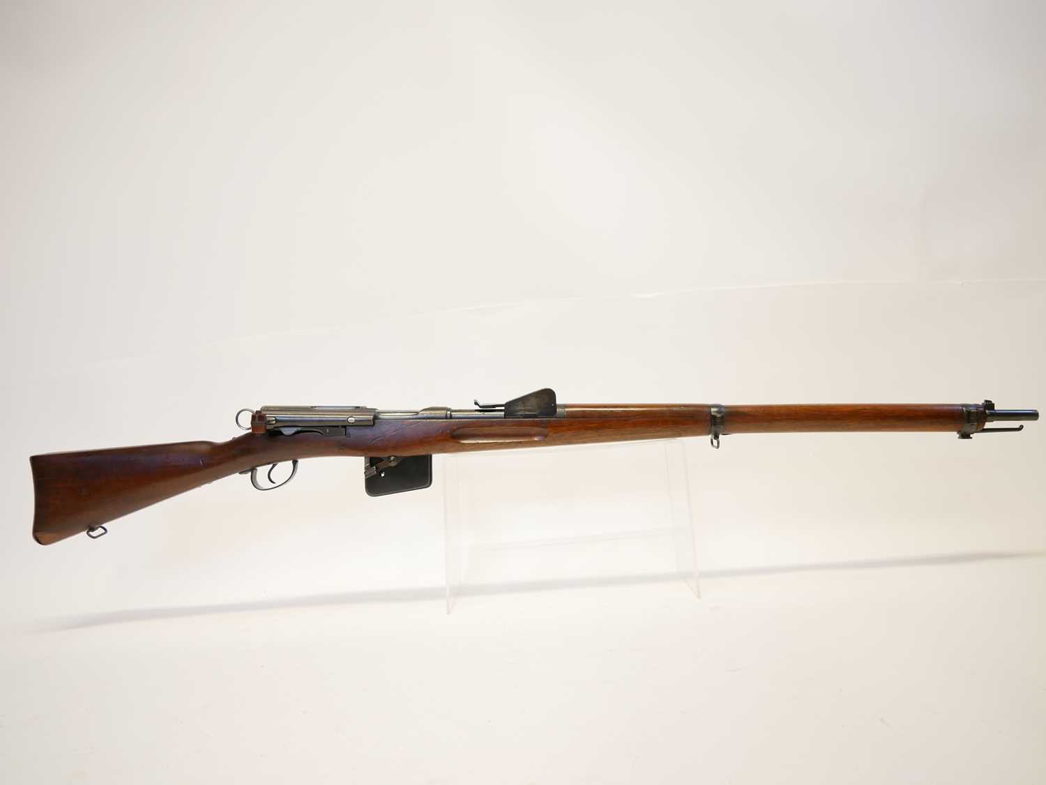 Schmidt Rubin 1889 7.5x 53.5mm straight pull rifle, matching serial numbers 119667, with 30" barrel, - Image 2 of 20