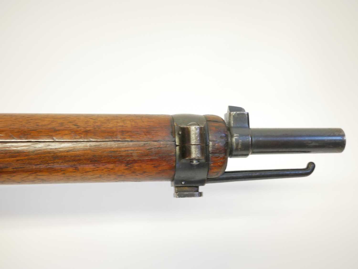 Schmidt Rubin 1889 7.5x 53.5mm straight pull rifle, matching serial numbers 119667, with 30" barrel, - Image 12 of 20