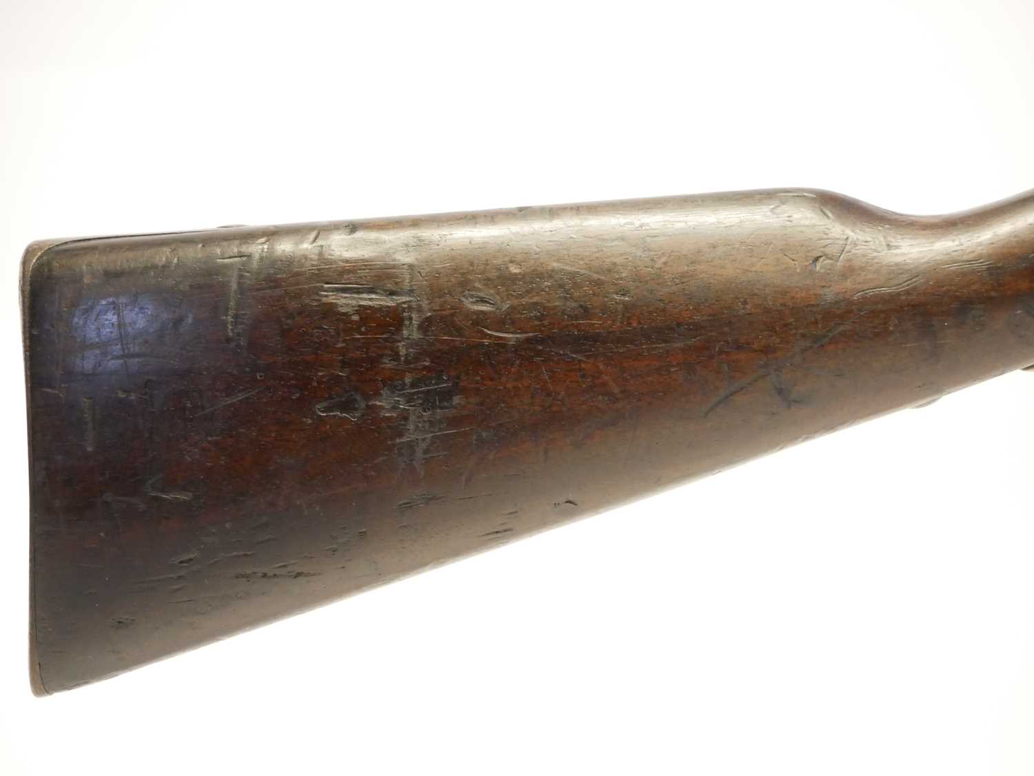 Mauser 1871 pattern 11x60R bolt action rifle, serial number 6770L, 33inch barrel secured by three - Image 3 of 20