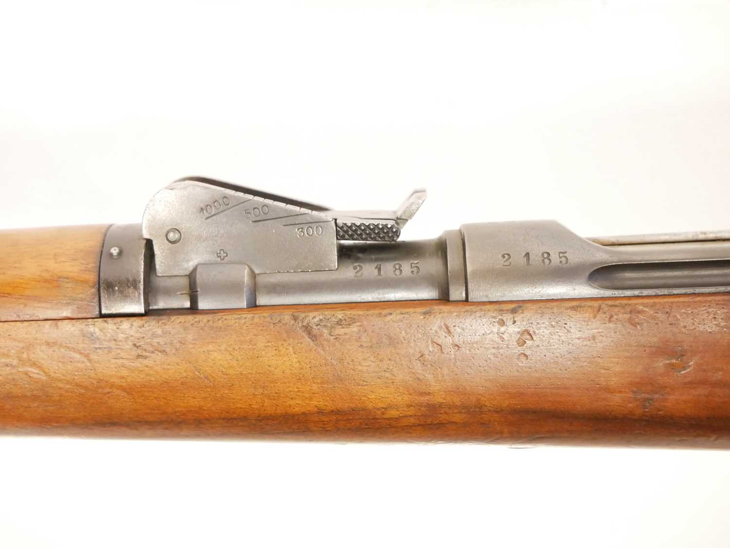 Schmidt-Rubin 7.5x53.5mm Kadett Model 1897 straight pull single shot rifle, 23 inch barrel with - Image 12 of 14