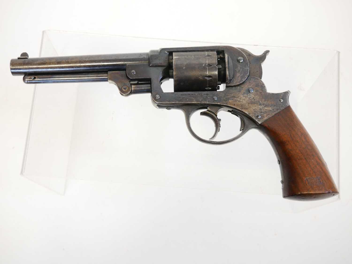 Starr Arms .44 model 1858 percussion double action revolver, serial number 8269 to cylinder only, - Image 4 of 14