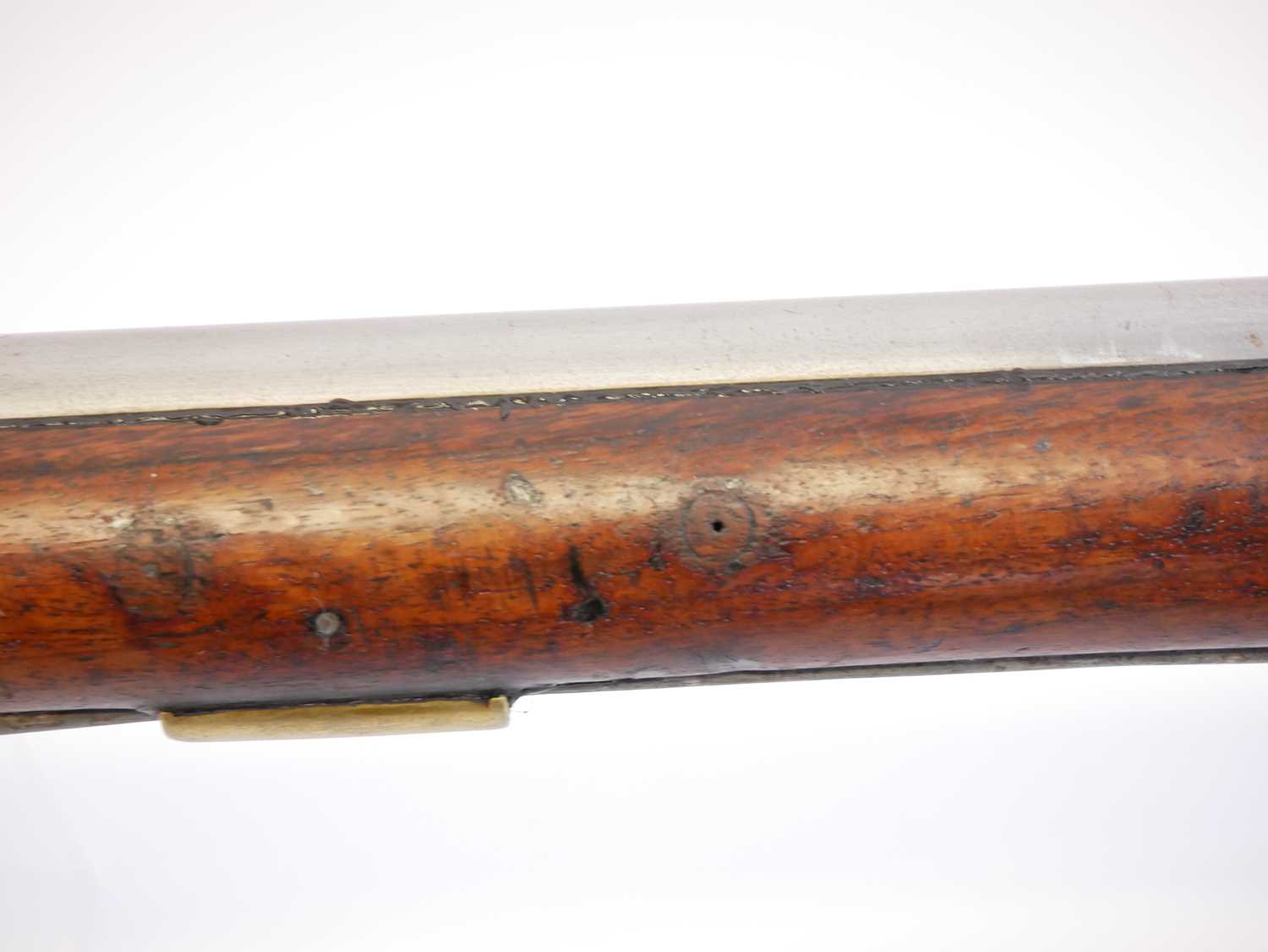 Percussion P42 .750 musket, 39inch sighted barrel, the lock stamped with a crown and VR over Tower - Image 9 of 19