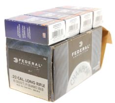 .22LR ammunition, to include 450 rounds of Federal and 200 rounds of CCI, all with 40 grain solid