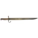 Japanese Arisaka type 30 bayonet and scabbard. Buyer must be over the age of 18. Age verification ID