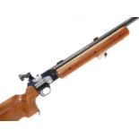 BSA International .22lr Martini target rifle, serial number F02577H, 28 inch barrel, fitted with
