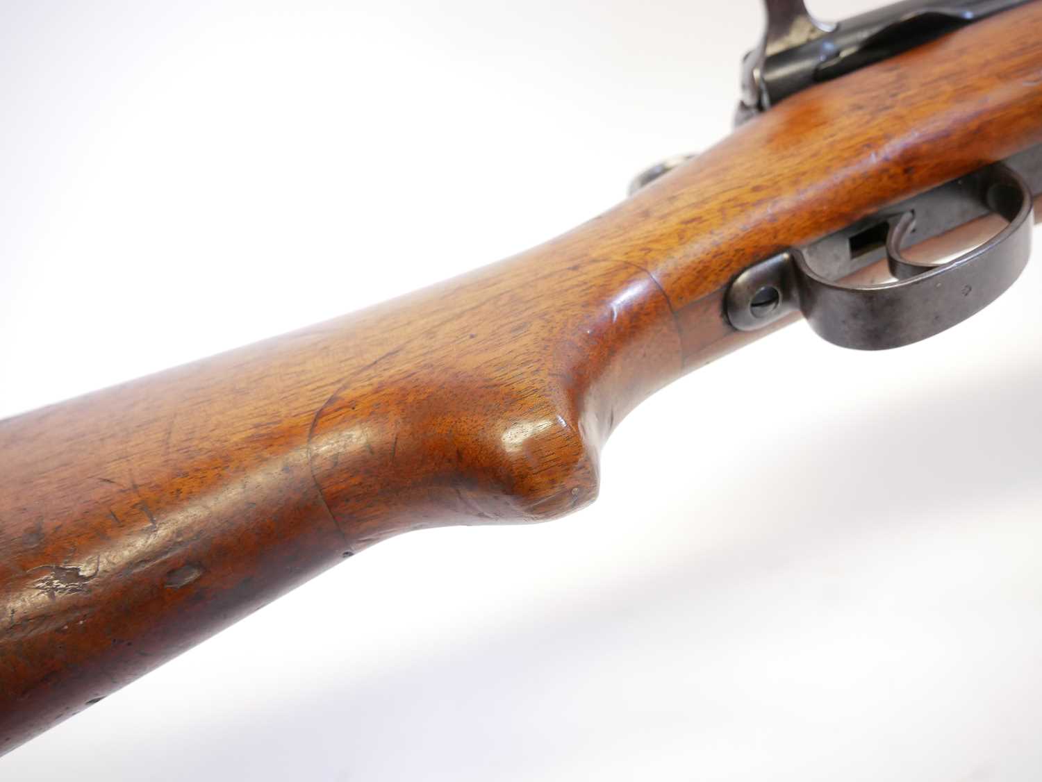 Schmidt Rubin 1896/ 1911 7.5mm straight pull rifle, matching serial numbers 314149 to barrel, - Image 10 of 20