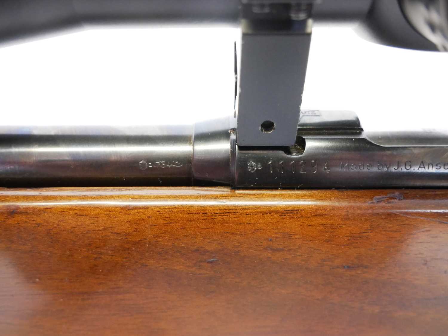 Anschutz .22 Model Match 54 bolt action rifle, serial number 111294, 26inch heavy profile barrel, - Image 11 of 12