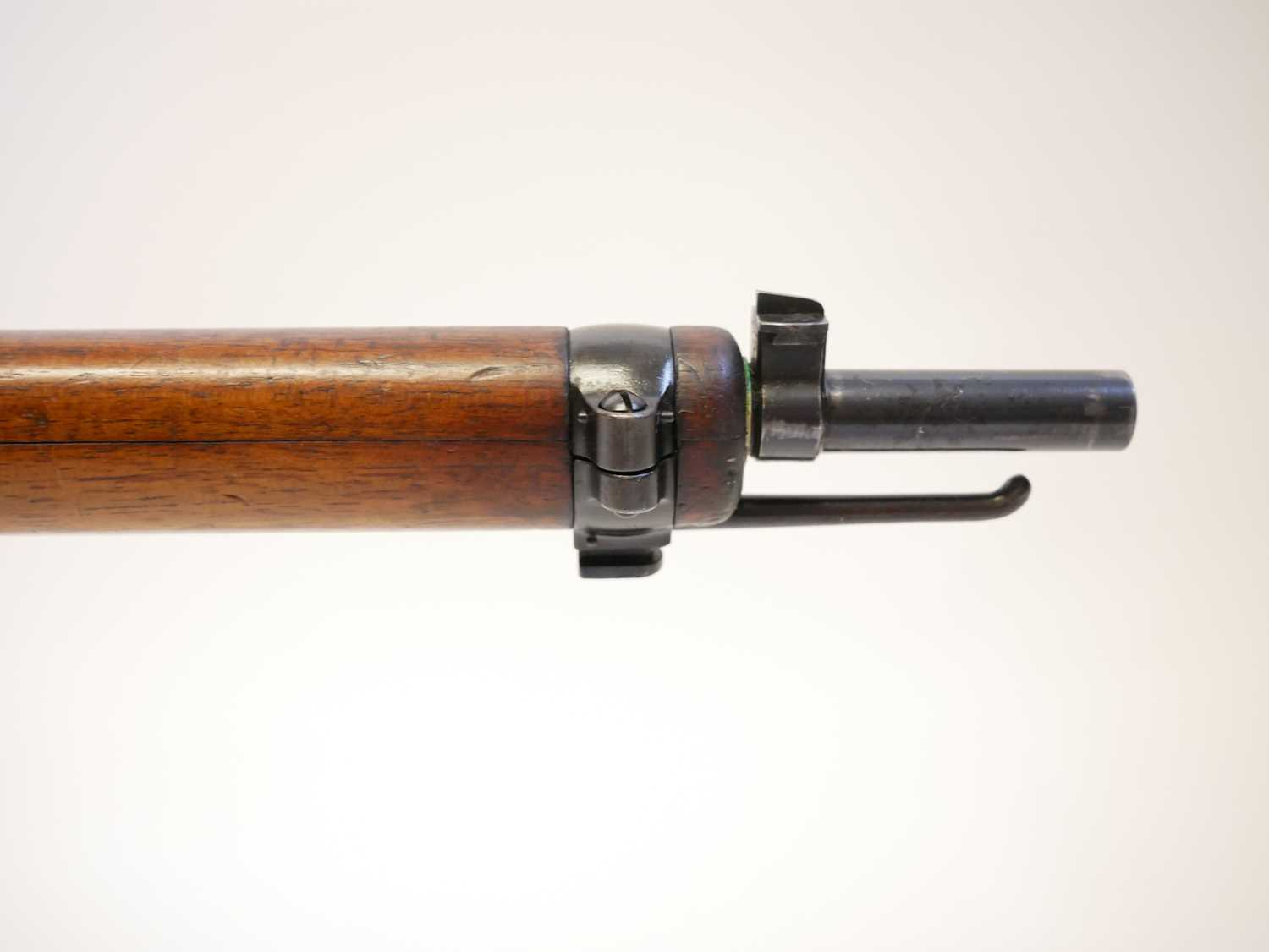 Schmidt Rubin 1896/ 1911 7.5mm straight pull rifle, matching serial numbers 314149 to barrel, - Image 7 of 20