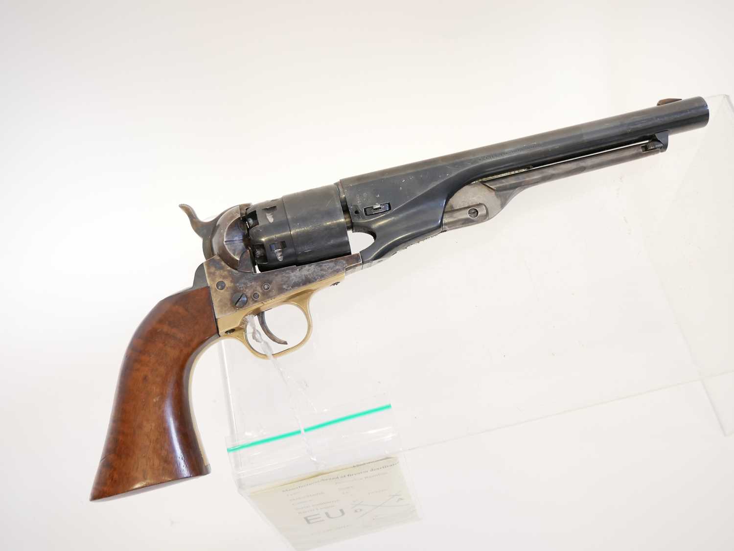 Deactivated Pietta copy of an 1860 pattern Colt army percussion .44 revolver, 8inch barrel, serial - Image 2 of 8