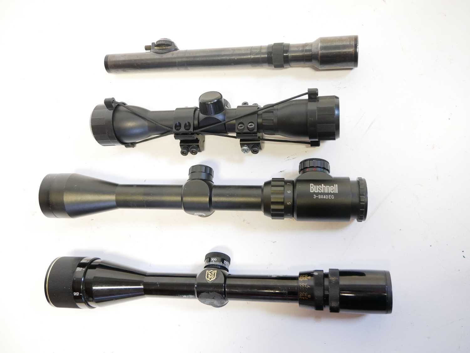 Four rifle telescopes, to include a Hensoldt Wetzlar Zeil- Dialyt 2.75 x, a Bushnell 3-9x40 EG, - Image 3 of 6