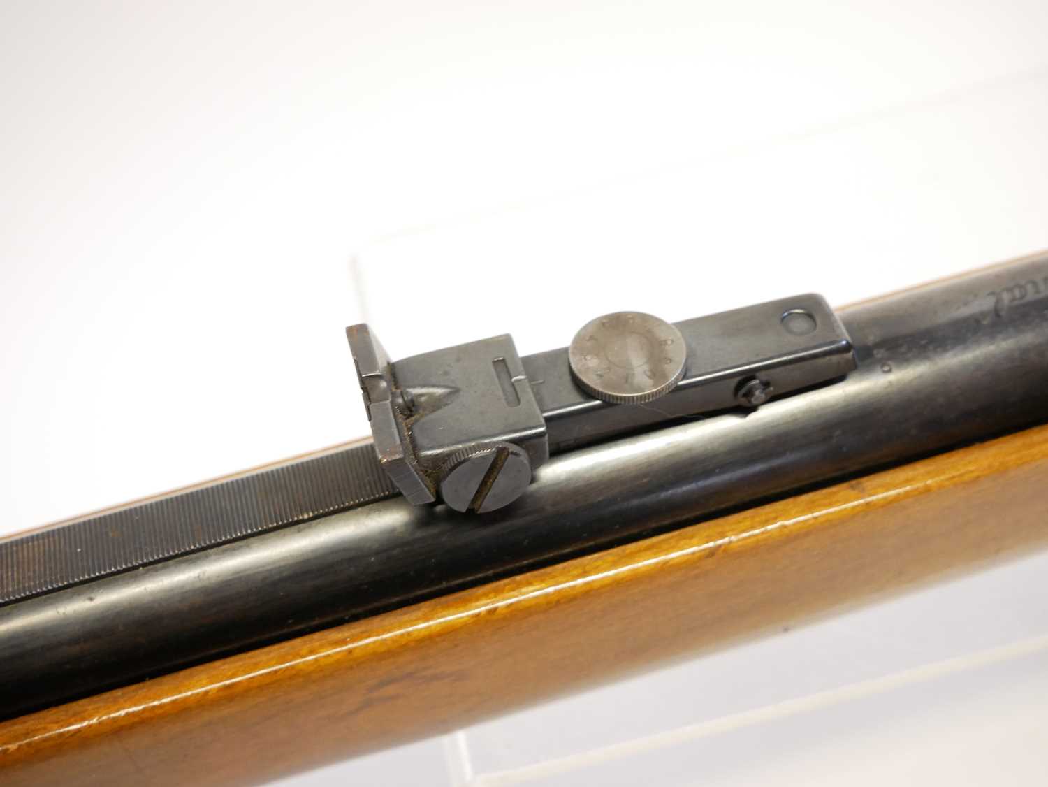 Original model 50 .22 air rifle, serial number 71371623, 18.5 inch barrel with tunnel front sight - Image 5 of 13
